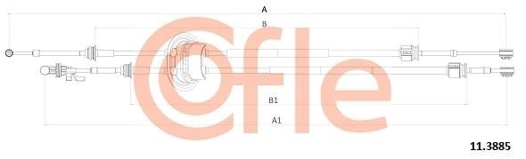 Cofle 11.3885 Gearshift drive 113885: Buy near me in Poland at 2407.PL - Good price!