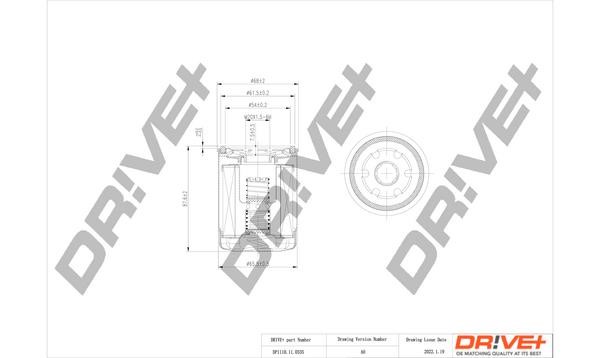 Dr!ve+ DP1110.11.0335 Масляный фильтр DP1110110335: Отличная цена - Купить в Польше на 2407.PL!