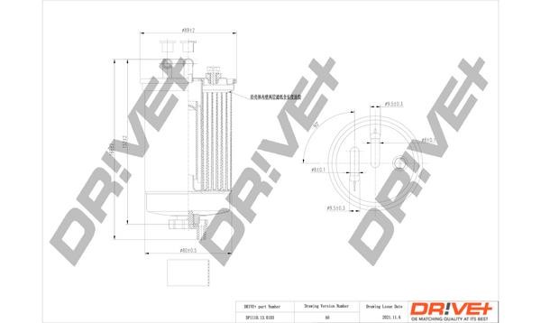 Dr!ve+ DP1110.13.0103 Fuel filter DP1110130103: Buy near me in Poland at 2407.PL - Good price!