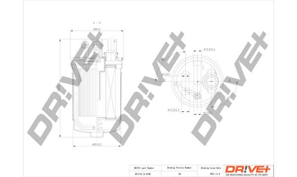 Dr!ve+ DP1110.13.0108 Fuel filter DP1110130108: Buy near me in Poland at 2407.PL - Good price!
