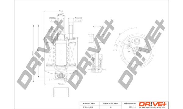 Dr!ve+ DP1110.13.0113 Fuel filter DP1110130113: Buy near me at 2407.PL in Poland at an Affordable price!