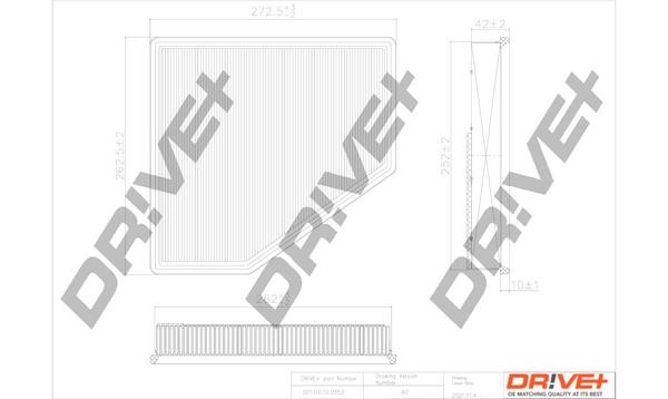 Dr!ve+ DP1110.10.0353 Air filter DP1110100353: Buy near me in Poland at 2407.PL - Good price!