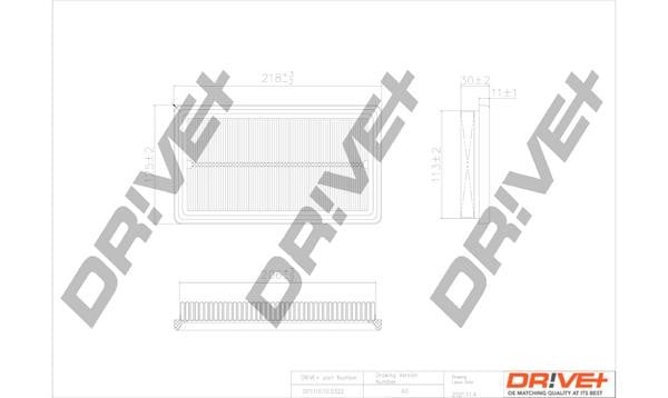 Dr!ve+ DP1110.10.0322 Air filter DP1110100322: Buy near me at 2407.PL in Poland at an Affordable price!