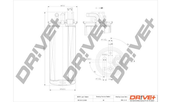 Dr!ve+ DP1110.13.0105 Filtr paliwa DP1110130105: Dobra cena w Polsce na 2407.PL - Kup Teraz!