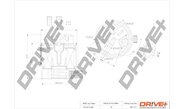 Dr!ve+ DP1110.13.0109 Fuel filter DP1110130109: Buy near me at 2407.PL in Poland at an Affordable price!