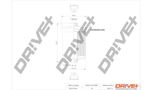 Dr!ve+ DP1110.13.0110 Топливный фильтр DP1110130110: Купить в Польше - Отличная цена на 2407.PL!