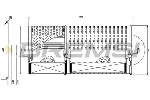 Bremsi FL1729 Фільтр масляний FL1729: Приваблива ціна - Купити у Польщі на 2407.PL!