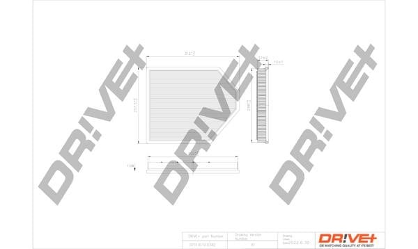 Dr!ve+ DP1110.10.0340 Air filter DP1110100340: Buy near me at 2407.PL in Poland at an Affordable price!
