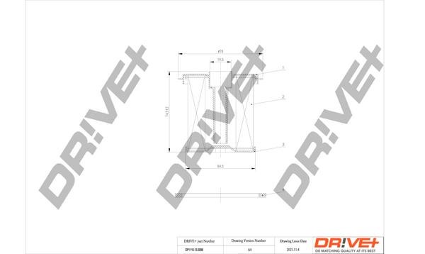 Dr!ve+ DP1110.13.0099 Топливный фильтр DP1110130099: Отличная цена - Купить в Польше на 2407.PL!