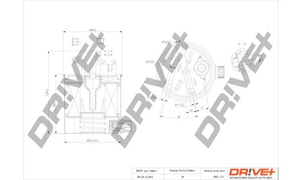 Dr!ve+ DP1110.13.0215 Kraftstofffilter DP1110130215: Kaufen Sie zu einem guten Preis in Polen bei 2407.PL!