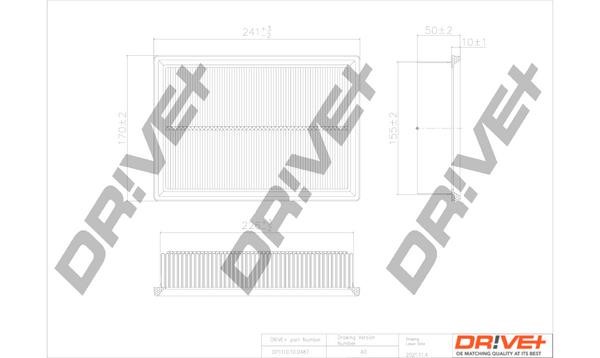 Dr!ve+ DP1110.10.0487 Air filter DP1110100487: Buy near me at 2407.PL in Poland at an Affordable price!