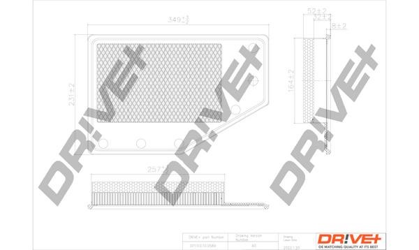 Dr!ve+ DP1110.10.0589 Air filter DP1110100589: Buy near me in Poland at 2407.PL - Good price!