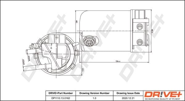 Dr!ve+ DP1110.13.0162 Fuel filter DP1110130162: Buy near me in Poland at 2407.PL - Good price!