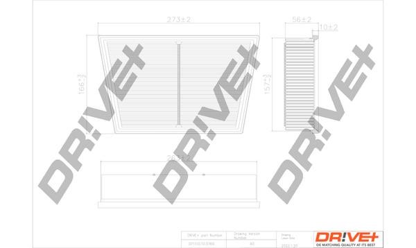 Dr!ve+ DP1110.10.0769 Air filter DP1110100769: Buy near me in Poland at 2407.PL - Good price!