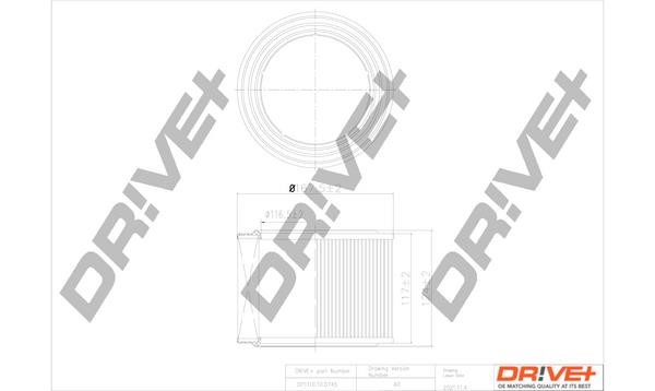 Dr!ve+ DP1110.10.0745 Air filter DP1110100745: Buy near me in Poland at 2407.PL - Good price!