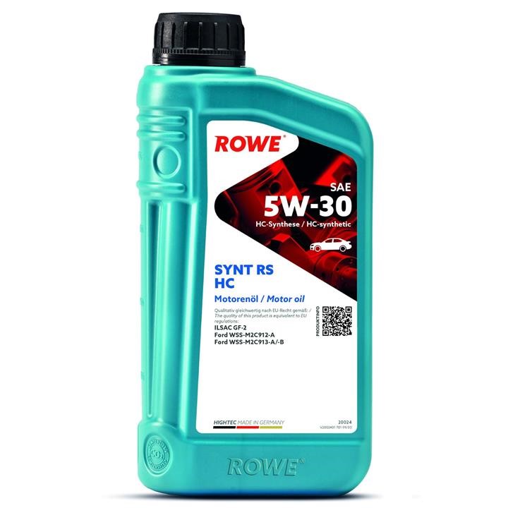Моторное масло ROWE HIGHTEC SYNT RS HC 5W-30, 1л Rowe 20024-0010-99