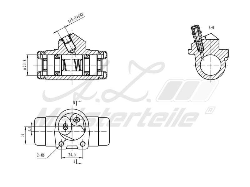 A.Z. Meisterteile AZMT-44-111-1141 Цилиндр тормозной, колесный AZMT441111141: Отличная цена - Купить в Польше на 2407.PL!