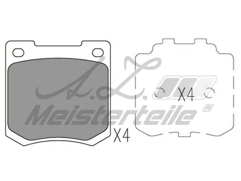 A.Z. Meisterteile AZMT-44-022-1874 Brake Pad Set, disc brake AZMT440221874: Buy near me in Poland at 2407.PL - Good price!