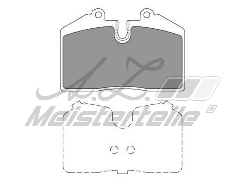 A.Z. Meisterteile AZMT-44-022-2321 Brake Pad Set, disc brake AZMT440222321: Buy near me in Poland at 2407.PL - Good price!