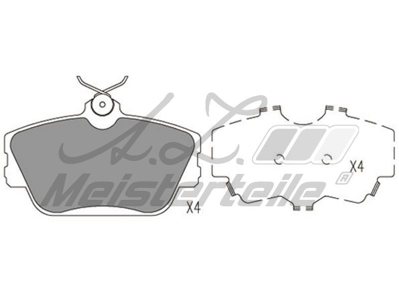 A.Z. Meisterteile AZMT-44-022-2471 Brake Pad Set, disc brake AZMT440222471: Buy near me in Poland at 2407.PL - Good price!