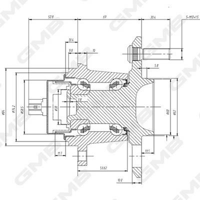 GMB GH33190A Wheel bearing kit GH33190A: Buy near me at 2407.PL in Poland at an Affordable price!