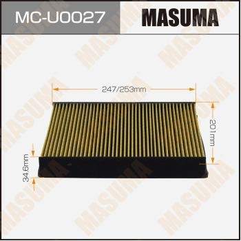 Masuma MC-U0027 Filter, interior air MCU0027: Buy near me in Poland at 2407.PL - Good price!