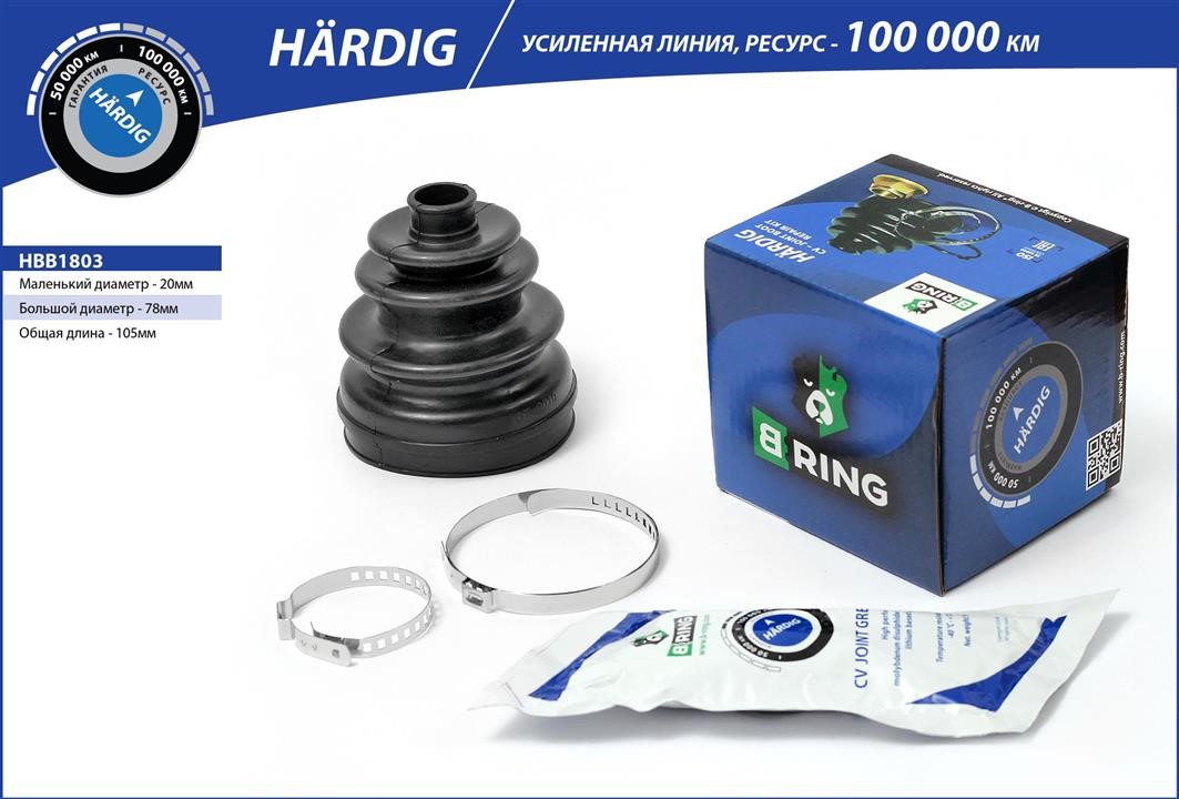 B-Ring HBB1803 Bellow, drive shaft HBB1803: Buy near me at 2407.PL in Poland at an Affordable price!