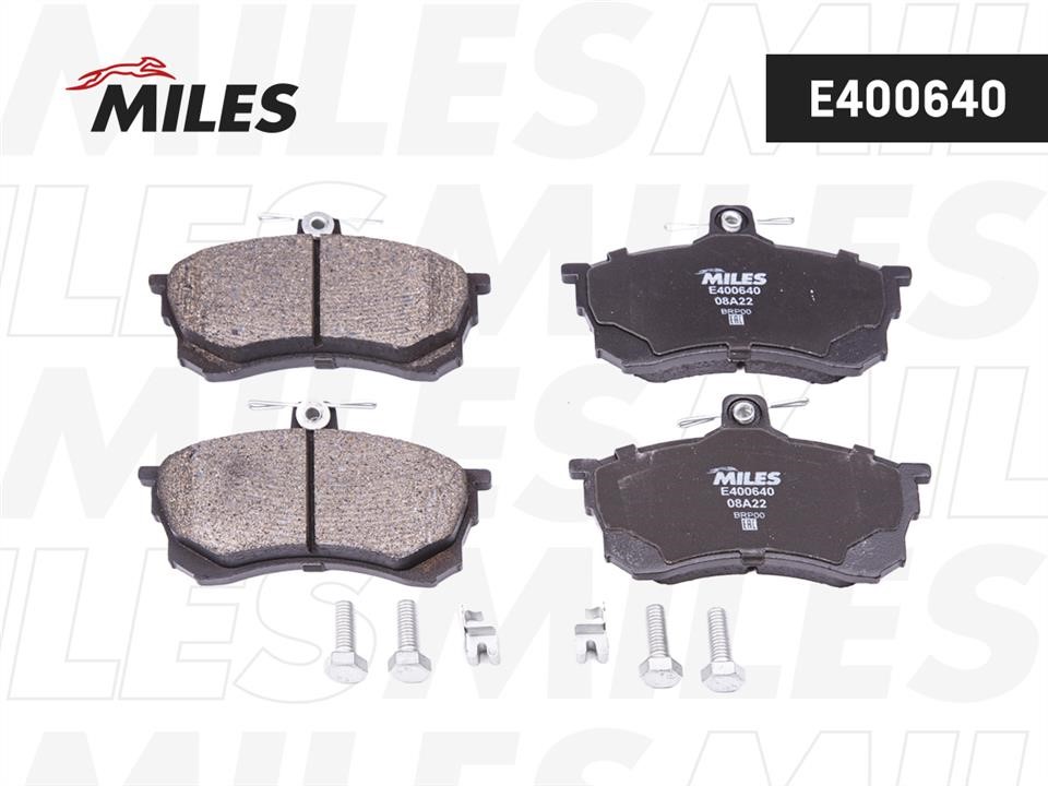 Miles E400640 Brake Pad Set, disc brake E400640: Buy near me in Poland at 2407.PL - Good price!