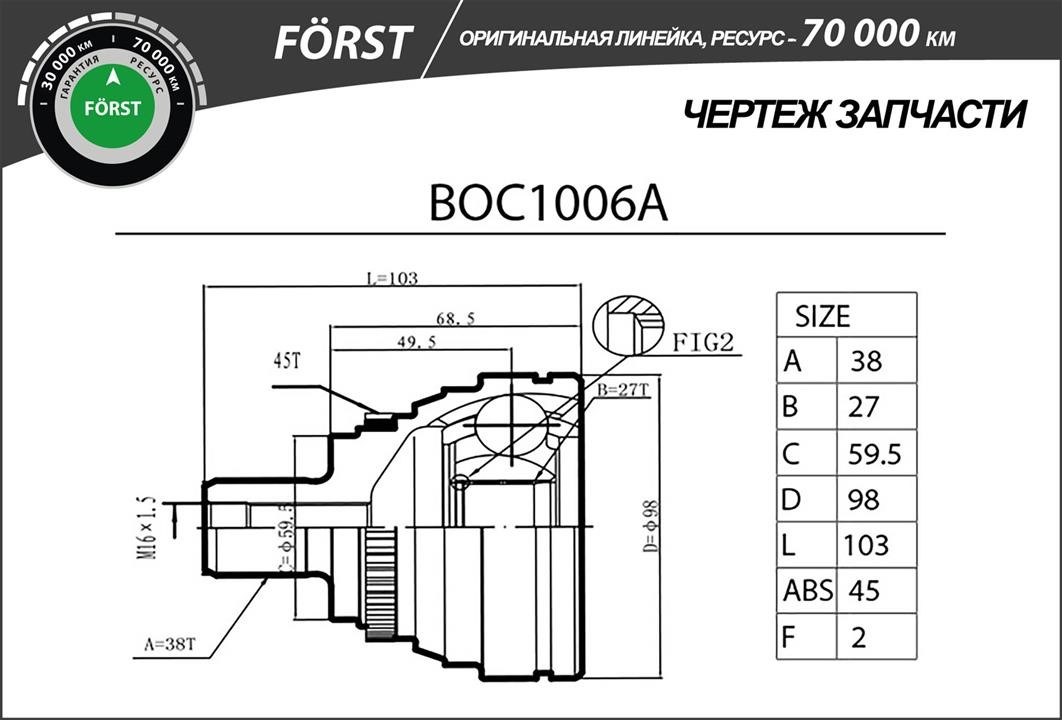 Kup B-Ring BOC1006A w niskiej cenie w Polsce!