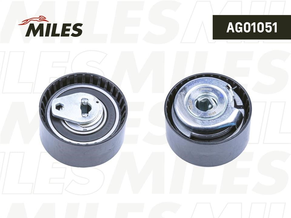 Miles AG01051 Tensioner pulley, timing belt AG01051: Buy near me in Poland at 2407.PL - Good price!