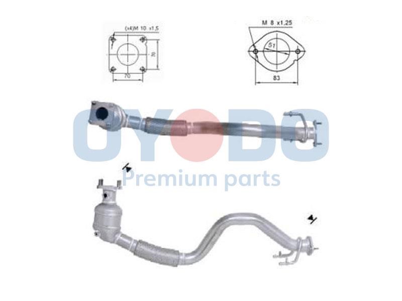 Oyodo 10N0032-OYO Katalizator 10N0032OYO: Atrakcyjna cena w Polsce na 2407.PL - Zamów teraz!
