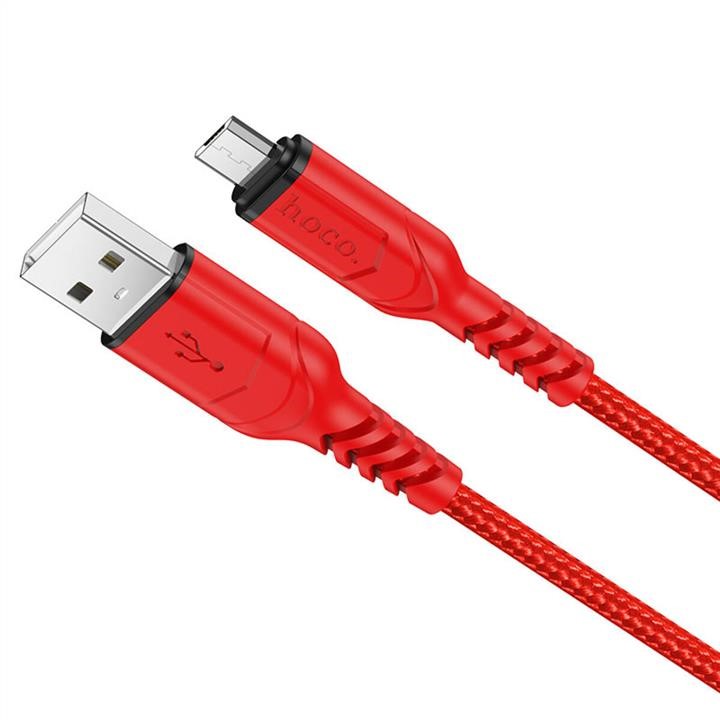 Hoco 6931474744906 Kabel Hoco X59 USB to Micro 2.4A, 1m, nylon, złącza TPE, czerwony 6931474744906: Dobra cena w Polsce na 2407.PL - Kup Teraz!