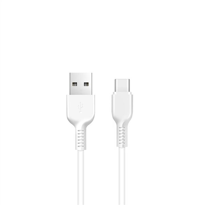 Hoco 6957531068976 Hoco X20 USB to Type-C 3A, 3m, PVC, TPE connectors, White 6957531068976: Buy near me in Poland at 2407.PL - Good price!