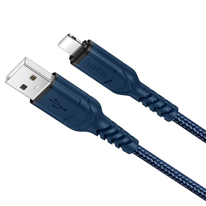 Hoco 6931474744883 Hoco X59 USB to iP 2.4A, 1m, nylon, TPE connectors, Blue 6931474744883: Buy near me in Poland at 2407.PL - Good price!