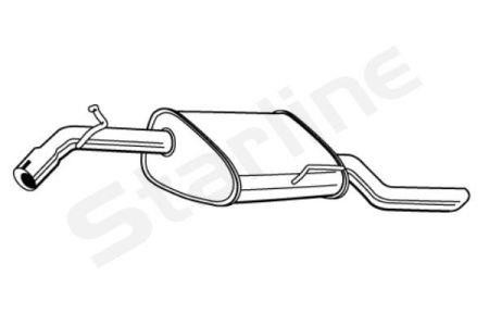 StarLine 70.18.400 Глушитель 7018400: Купить в Польше - Отличная цена на 2407.PL!