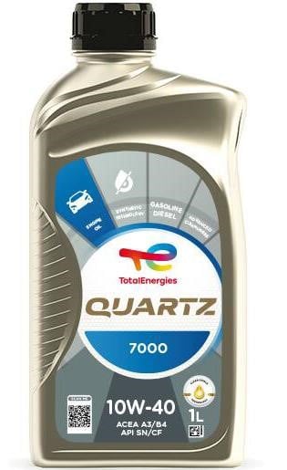 Total 214110 Engine oil Total QUARTZ 7000 10W-40, 1L 214110: Buy near me in Poland at 2407.PL - Good price!