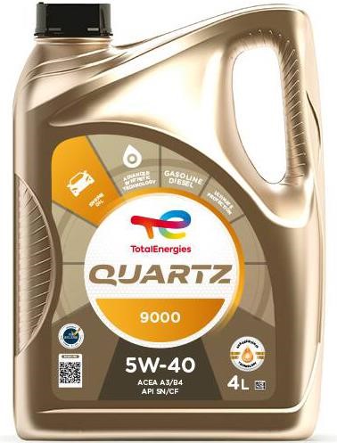 Total 216565 Моторное масло Total QUARTZ 9000 5W-40, 4л 216565: Отличная цена - Купить в Польше на 2407.PL!