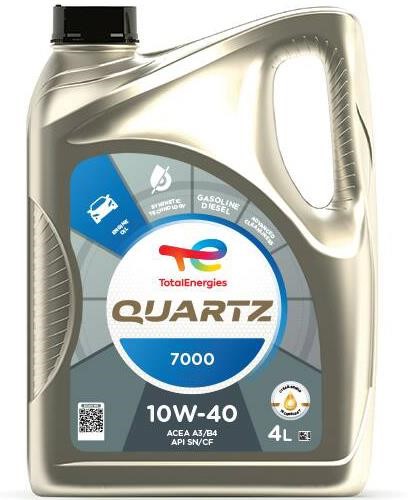 Total 216676 Моторное масло Total QUARTZ 7000 10W-40, 4л 216676: Отличная цена - Купить в Польше на 2407.PL!