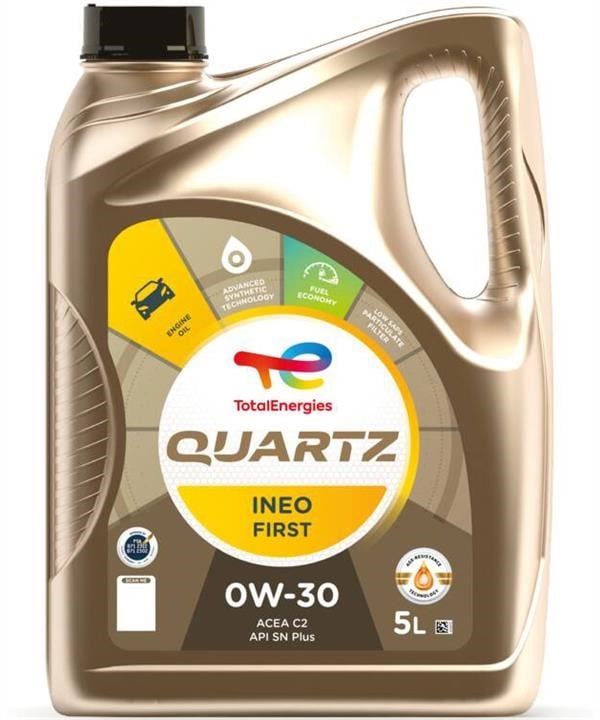Total 213833 Моторное масло Total QUARTZ INEO FIRST 0W-30, 5л 213833: Отличная цена - Купить в Польше на 2407.PL!