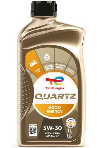 Total 176011 Моторное масло Total QUARTZ 9000 ENERGY 5W-30, 1л 176011: Отличная цена - Купить в Польше на 2407.PL!