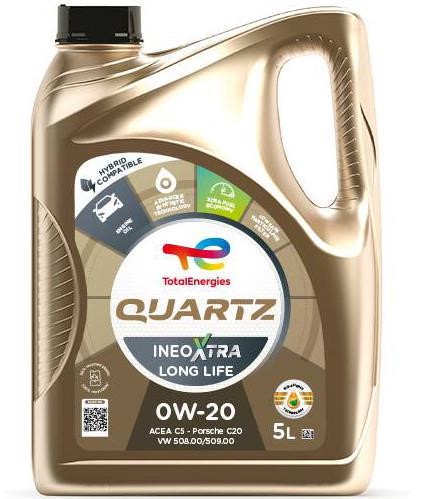 Total 226006 Моторное масло Total QUARTZ INEO XTRA LONG LIFE 0W-20, 5л 226006: Отличная цена - Купить в Польше на 2407.PL!