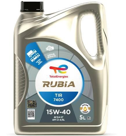 Total 213669 Motoröl Total RUBIA TIR 7400 15W-40, ACEA E7, API CI-4/SL, 5L 213669: Kaufen Sie zu einem guten Preis in Polen bei 2407.PL!