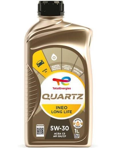 Total 151266 Engine oil Total QUARTZ INEO LONG LIFE 5W-30, 1L 151266: Buy near me in Poland at 2407.PL - Good price!