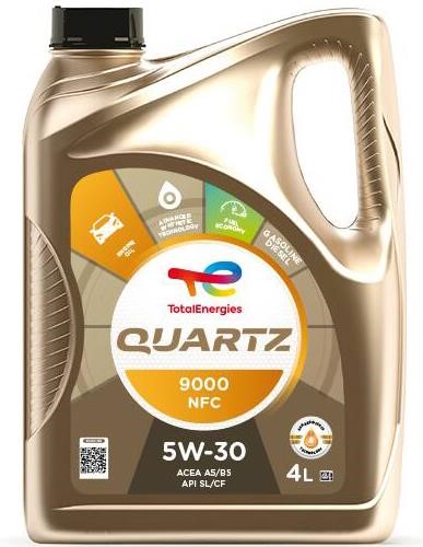 Total 216627 Моторное масло Total QUARTZ 9000 NFC 5W-30, 4л 216627: Отличная цена - Купить в Польше на 2407.PL!