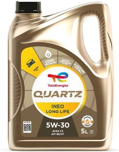 Total 204218 Engine oil Total QUARTZ INEO LONG LIFE 5W-30, 5L 204218: Buy near me in Poland at 2407.PL - Good price!