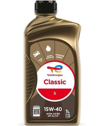 Total 166216 Engine oil Total CLASSIC 15W-40, 1L 166216: Buy near me in Poland at 2407.PL - Good price!