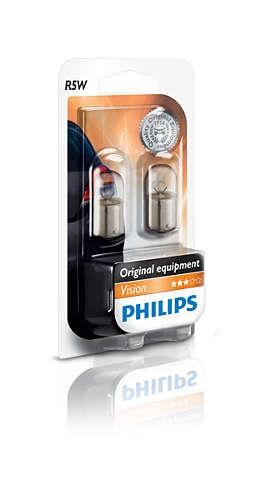 Philips 12821B2 Лампа накаливания R5W 12V 5W 12821B2: Отличная цена - Купить в Польше на 2407.PL!