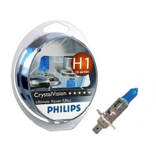 Philips 12258CVSM Żarówka halogenowa Philips Cristalvision 12V H1 55W 12258CVSM: Dobra cena w Polsce na 2407.PL - Kup Teraz!