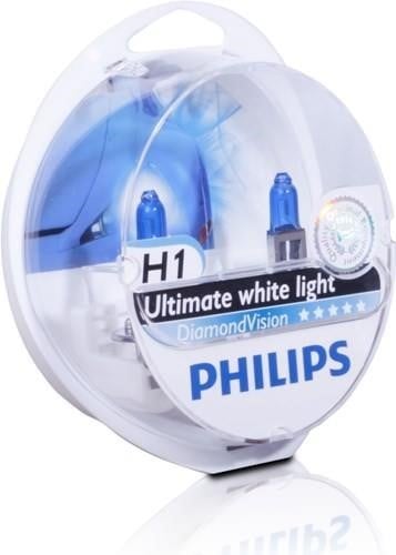 Philips 12258DVS2 Лампа галогенная Philips Diamondvision 12В H1 55Вт 12258DVS2: Отличная цена - Купить в Польше на 2407.PL!