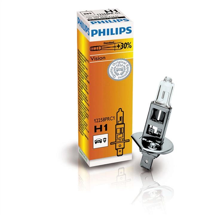 Philips 12258PRC1 Halogen lamp Philips Vision +30% 12V H1 55W +30% 12258PRC1: Buy near me in Poland at 2407.PL - Good price!